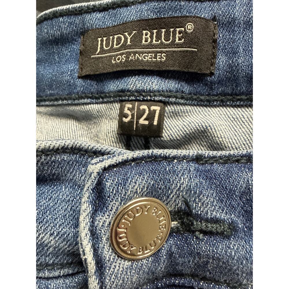 Judy Blue High Mid-Rise Skinny Jean Stretch Denim Size 5/27 JB82241MD - Picture 6 of 8